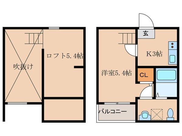 Ｘｅｖｉ　Ｆｌａｔの物件間取画像